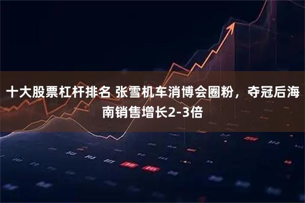 十大股票杠杆排名 张雪机车消博会圈粉，夺冠后海南销售增长2-3倍